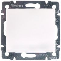 Заглушка без рамки Legrand Valena белый картинка